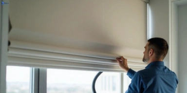 Curtain and blind cleaning service area